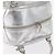 BALENCIAGA Borsa a Mano Grease in Pelle Argento 203249 Auth bs30812 - vista 7