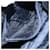 Borsa a mano PRADA in nylon blu navy e oro Auth bs29879 D'oro - vista 21