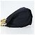 Borsa a mano PRADA in nylon blu navy e oro Auth bs29879 D'oro - vista 4