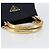 Borsa a mano PRADA in nylon blu navy e oro Auth bs29879 D'oro - vista 7