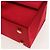 Borsa a mano Gancini in raso rosso e oro Auth 145507V di Salvatore Ferragamo D'oro - vista 14