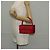 Borsa a mano Gancini in raso rosso e oro Auth 145507V di Salvatore Ferragamo D'oro - vista 21