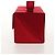 Borsa a mano Gancini in raso rosso e oro Auth 145507V di Salvatore Ferragamo D'oro - vista 3