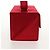 Borsa a mano Gancini in raso rosso e oro Auth 145507V di Salvatore Ferragamo D'oro - vista 4