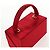 Borsa a mano Gancini in raso rosso e oro Auth 145507V di Salvatore Ferragamo D'oro - vista 6