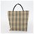Borsa Tote in Tela e Pelle Nova Check BURBERRY 2 pezzi Nero Beige Auth 143395 - vista 3