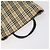 Borsa Tote in Tela e Pelle Nova Check BURBERRY 2 pezzi Nero Beige Auth 143395 - vista 5