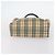 Borsa Tote in Tela e Pelle Nova Check BURBERRY 2 pezzi Nero Beige Auth 143395 - vista 7