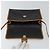 Borsa a Spalla in Tela Honeycomb PVC Nera e Dorata Auth BA6582 Christian Dior Nero D'oro - vista 10
