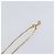 Collana Christian Dior metallo oro Auth sw1633 D'oro - vista 6