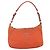 Borsa a Spalla PRADA Nylon Arancione Auth 146486