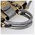 Borsa Miu Miu Madras in pelle 2 in 1 oro Auth mr1549 D'oro - vista 7