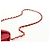 CHANEL Matelassé 17 Borsa a Spalla con Catena in Pelle di Agnello Rossa Oro CC Auth 144831SAM Rosso D'oro - vista 14