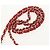 CHANEL Matelassé 17 Borsa a Spalla con Catena in Pelle di Agnello Rossa Oro CC Auth 144831SAM Rosso D'oro - vista 15