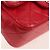 CHANEL Matelassé 17 Borsa a Spalla con Catena in Pelle di Agnello Rossa Oro CC Auth 144831SAM Rosso D'oro - vista 16