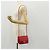 CHANEL Matelassé 17 Borsa a Spalla con Catena in Pelle di Agnello Rossa Oro CC Auth 144831SAM Rosso D'oro - vista 30