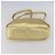 LOEWE Borsa a Spalla Anagram Pelle Oro Auth 153984 D'oro - vista 5