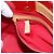 LOUIS VUITTON Monogram Vernis Reade PM Borsa a Mano Rossa M91088 LV Auth SW1770 Rosso - vista 12