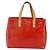 LOUIS VUITTON Monogram Vernis Reade PM Borsa a Mano Rossa M91088 LV Auth SW1770 Rosso - vista 13