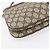 Borsa Gucci GG Supreme Web Sherry Line in PVC beige, oro e rosso 904 02 043 Auth BA7799 D'oro - vista 15