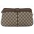 Borsa Gucci GG Supreme Web Sherry Line in PVC beige, oro e rosso 904 02 043 Auth BA7799 D'oro - vista 2