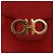 Zaino Salvatore Ferragamo in suede rosso e oro Auth BA6583 D'oro - vista 19