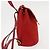Zaino Salvatore Ferragamo in suede rosso e oro Auth BA6583 D'oro - vista 4