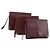 CARTIER Borsa Clutch Must Line in Pelle 3 Pezzi Bordeaux Auth ki6176 Bordò