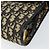 Borsa a Spalla in Tela Trotter Christian Dior Blu Navy Oro Auth 153965 D'oro - vista 10