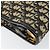 Borsa a Spalla in Tela Trotter Christian Dior Blu Navy Oro Auth 153965 D'oro - vista 13