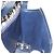 Borsa a Spalla in Tela Trotter Christian Dior Blu Navy Oro Auth 153965 D'oro - vista 18