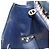 Borsa a Spalla in Tela Trotter Christian Dior Blu Navy Oro Auth 153965 D'oro - vista 19