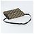 Borsa a Spalla in Tela Trotter Christian Dior Blu Navy Oro Auth 153965 D'oro - vista 7