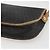 Borsa a spalla in tela a nido d'ape PVC nera e dorata Christian Dior Auth 151749 - vista 12