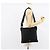 PRADA Borsa a mano in nylon nero argento autentica 153120 - vista 23
