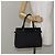 Céline Borsa a mano in tela Macadam CELINE Nero Argento Auth ep11378 - vista 24