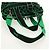 Autre Marque BOTTEGA VENETA Borsa a Mano in Tela 2 in 1 Verde Nero Argento Auth mr1618M - vista 10