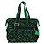 Autre Marque BOTTEGA VENETA Borsa a Mano in Tela 2 in 1 Verde Nero Argento Auth mr1618M - vista 3