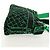 Autre Marque BOTTEGA VENETA Borsa a Mano in Tela 2 in 1 Verde Nero Argento Auth mr1618M - vista 5