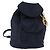 Zaino Canage in nylon blu navy e oro Auth 146576 di Christian Dior D'oro