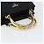 PRADA Borsa a mano in nylon nero e oro Auth yk19626 D'oro - vista 7