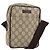 Borsa a Spalla GG Supreme in PVC Beige e Argento di GUCCI 122754 Auth yk19762
