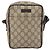 Borsa a Spalla GG Supreme in PVC Beige e Argento di GUCCI 122754 Auth yk19762 - vista 13