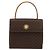Céline Borsa a mano in tela Macadam CELINE in pelle PVC marrone oro Auth ar13796 D'oro - vista 13