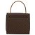 Céline Borsa a mano in tela Macadam CELINE in pelle PVC marrone oro Auth ar13796 D'oro - vista 2