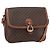 Céline Borsa a Spalla in Tela Macadam CELINE in Pelle PVC Marrone Oro Auth ka209 D'oro