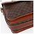 Céline Borsa a Spalla in Tela Macadam CELINE in Pelle PVC Marrone Oro Auth ka209 D'oro - vista 14