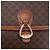Céline Borsa a Spalla in Tela Macadam CELINE in Pelle PVC Marrone Oro Auth ka209 D'oro - vista 17