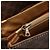 Céline Borsa a Spalla in Tela Macadam CELINE in Pelle PVC Marrone Oro Auth ka209 D'oro - vista 18