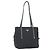 PRADA Borsa a mano in nylon nero argento Auth 154514